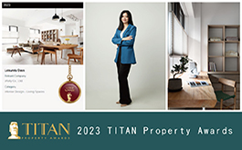 【屋媞設計】2023 TITAN Property Awards 雷巧華清新之所捎回璀璨金獎！