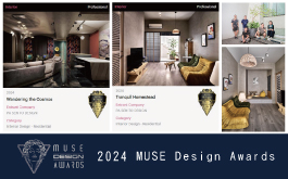 【Pa Sen To八仙果%設計】2024 MUSE Design Awards 靜謐星際雙璧攬獲金獎！