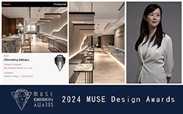 【簡兆芝室內設計】2024 MUSE Design Awards 簡兆芝天成美域溢灑銀白燦光！