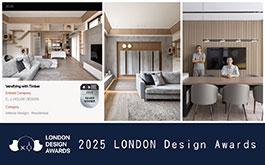 【崢嶸設計】2025 LONDON Design Awards 廖崢、廖嶸簡靜明宅煥發銀光！